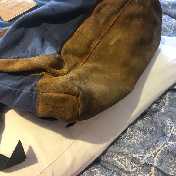 Levi's vintage denim and suede backpack - Picture 6 of 8